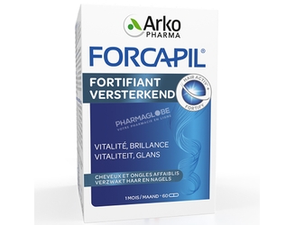 Forcapil-Cheveux-et-Ongles-60-Gélules-Arkopharma-pharmaglobe.lu