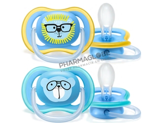 AVENT-SUCETTE-ultra-AIR-BOY-LION-OURS-+18M-phillips-pharmaglobe.lu