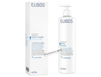 eubos-basic-care-savon-liquide-bleu-corps-flacon-400ml-gel-lavant-pharmaglobe.lu
