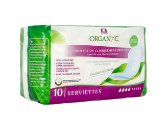 ORGANYC-URINAIRE-SERVIETTES-EXTRA-A-10-serviettes-fuites-urinaires-pharmaglobe.lu