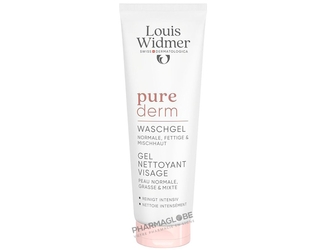 WIDMER-PUREDERM-GEL-NETTOYANT-VISAGE-Parfume-125ML-pharmaglobe.lu