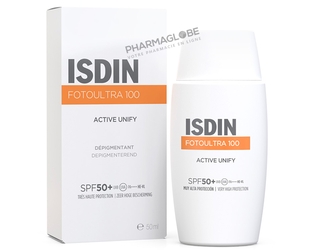 ISDIN-Fotoultra-100-Active-Unify-SPF-50+-Flacon-50-ml-Hyperpigmentations-Éclaircit-et-Unifie-le-Teint-pharmaglobe.lu