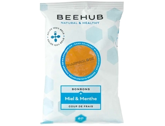 BEEHUB-BONBONS-MIEL-&-MENTHE-POIVREE-80G-pharmaglobe.lu