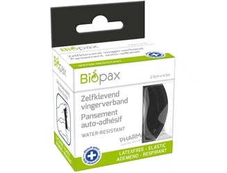 BIOPAX-BANDE-AUTO-ADHESIVE-DOIGTS-NOIR-pharmaglobe.lu