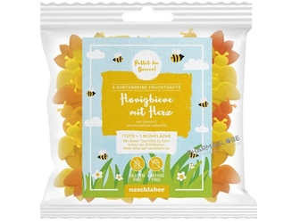 honigbiene-mit-herz-gommes-sachet-150g-naschlabor-gommes-aux-fruits-jus-pharmaglobe.lu