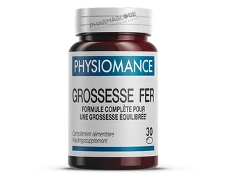 PHYSIOMANCE-GROSSESSE-FER-30-CAPSULES-Therascience-complement-alimantaire-femme-enceinte-pharmaglobe.lu
