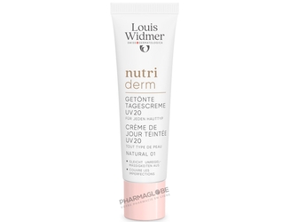 WIDMER-NUTRIDERM-CREME-JOUR-UV20-NATUREL-01-Parfume-30ML-creme-teintee-pharmaglobe.lu