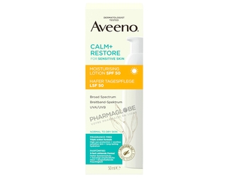 AVEENO-CALM+RESTORE-LOTION-SPF50-50ML-creme-visage-protection-solaire-pharmaglobe.lu