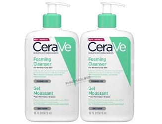 CERAVE-DUO-FOAMING-CLEANSER-473ML-gel-moussant-lot-de-2-peaux-normales-a-grasses-pharmaglobe.lu