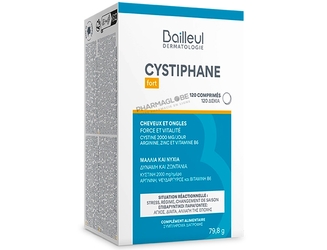CYSTIPHANE-FORT-120-Comprimes-force-vitalite-cheveux-ongles-situation-reactionnelle-pharmaglobe.lu