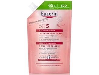 EUCERIN-PH5-GEL-HUILE-DOUCHE-RECHARGE-400ML-pharmaglobe.lu