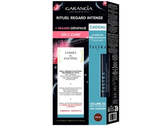 GARANCIA-LARMES-ET-SOURCILS-roll-on-anti-cernes-poches-et-rides-avec-MASCARA-BRUN-talika-offert-pharmaglobe.lu