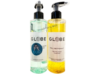 Globe-Gel-Nettoyant-Lotion-Peaux-Mixtes-Duo-200-ml-pharmaglobe.lu