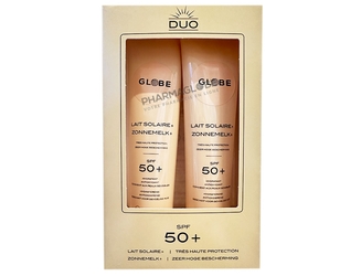 Globe-Sunpro-Lait-Solaire-SPF50+ Duo-2-tubes-100ml-pharmaglobe.lu