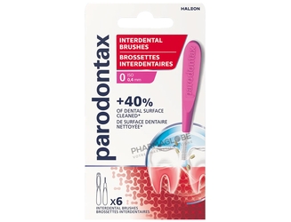 PARODONTAX-Brossettes-INTERDENTAIRES-0,4MM-6-pieces-pharmaglobe.lu