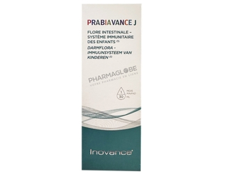 PRABIAVANCE-J-FLACON-30ML-flore-intestinale-systeme-immunitaire-enfants-pharmaglobe.lu