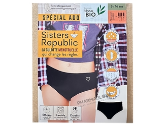 SISTERS-REPUBLIC-SHORTY-16-ANS-culotte-menstruelle-special-ado-pharmaglobe.lu