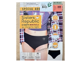 SISTERS-REPUBLIC-SHORTY-18-ANS-culotte-menstruelle-special-ado-pharmaglobe.lu