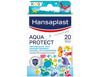 HANSAPLAST-KIDS-AQUA-PROTECT-20-STRIPS-pansements-enfants-waterproof-pharmaglobe.lu