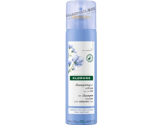KLORANE-SHAMPOING-SEC-AU-LIN-BIO-150ML-cheveux-fins-sans-volume-pharmaglobe.lu