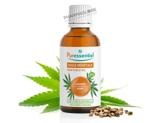 PURESSENTIEL-Huile-Vegetale-DE-CHANVRE-50ML-pharmaglobe.lu