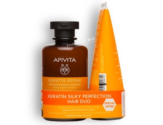 Apivita-Keratin-Repair-DUO-Shampoing-&-Après-Shampoing-Nourrissants-Réparateurs-pharmaglobe.lu