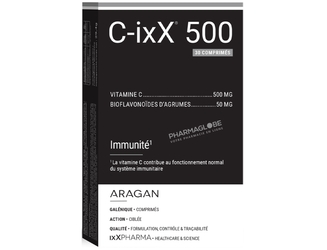 C-ixX-500-30-Comprimés-ixX-pharma-Vitamine-C-avec-Bioflavonoïdes-d-Agrumes-pharmaglobe.lu