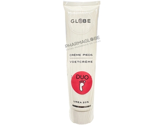 GLOBE-DUO-CREME-PIEDS-UREA-20-pour-cent-100ML-plus-tube-de-50ML-creme-pieds-avec-uree-pharmaglobe.lu
