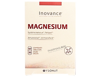 Magnésium-60-Comprimés-Pelliculés-Inovance-Ysonut-Nervosite-Fatigue-pharmaglobe.lu
