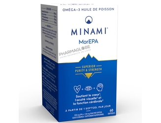 Minami-MorEPA-60-Softgels-Oméga-3-Huile-de-Poisson-pharmaglobe.lu