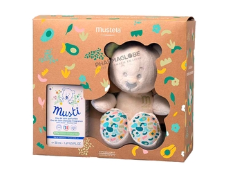 MUSTELA-MUSTI-COFFRET-2024-TERRACOTA-eau-soin-parfumee-plus-peluche-pharmaglobe.lu