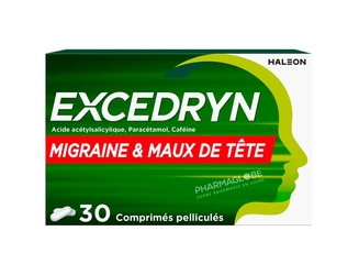 EXCEDRYN-MIGRAINE+MAUX-DE-TETE-30-comprimes-pharmaglobe.lu