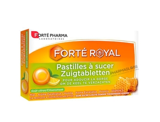 FORTE-ROYAL-PASTILLES-GORGE-CITRON-24-comprimes-pharmaglobe.lu