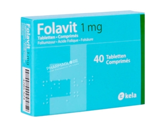 FOLAVIT-1MG-40-Comprimes-pharmaglobe.lu