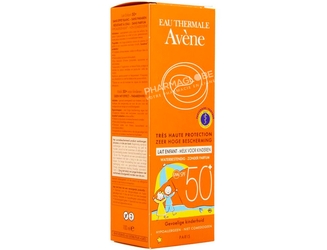 AVENE-SOLAIRE-F50+-LAIT-ENFANT-100ML-pharmaglobe.lu