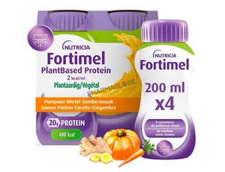 FORTIMEL-Plant-Based-PROTEIN-2KCAL-POTIRON-CAROTTE-GINGEMBRE-4-bouteilles-200ML-pharmaglobe.lu