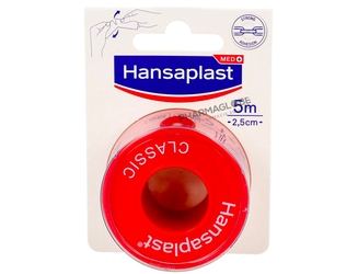 HANSAPLAST-SPARADRAP-CLASSIC-5M-par-2.50CM-pharmaglobe.lu