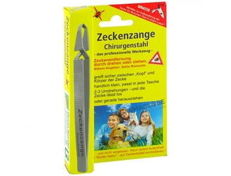 ZECKENZANGE-CHIRURGENSTAHL-GERIFFELT-pince-a-tiques-pharmaglobe.lu