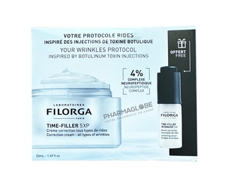 FILORGA-TIME-FILLER-CREME-correction-plus-time-filler-INTENSIVE-SERUM-offert-pharmaglobe.lu