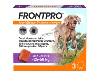 FRONTPRO-CHIEN-XL-25-50KG-3-Comprimes-A-CROQUER-VETERINAIRE-pharmaglobe.lu