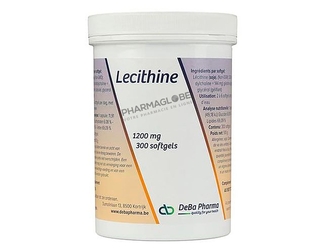 LECITHINE-1200MG-300-CAPSULES-DEBAPHARM-pharmaglobe.lu