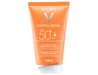 VICHY-CAPITAL-SOLEIL-LAIT-PROTECTEUR-SPF50+-150ML-pharmaglobe.lu