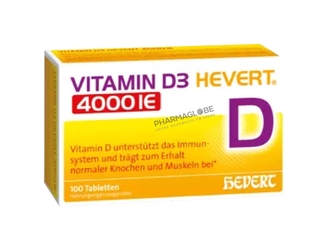 VITAMIN-D3-HEVERT-4000-IE-100-Comprimes-pharmaglobe.lu