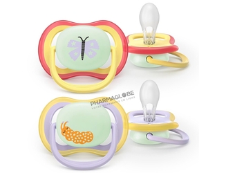 AVENT-SUCETTE-AIR-NIGHT-plus-0M-PAPILLON-CHENILLE-pharmaglobe.lu