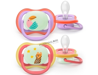AVENT-SUCETTE-AIR-NIGHT-plus-18Mois-TOUCAN-CHAT-pharmaglobe.lu