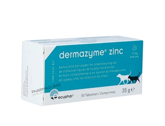 DERMAZYME-ZINC-50-Comprimes-VETERINAIRE-pharmaglobe.lu