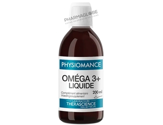 PHYSIOMANCE-OMEGA-3-plus-LIQUIDE-200ML-Therascience-pharmaglobe.lu
