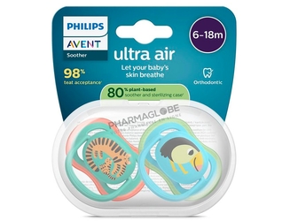 AVENT-SUCETTE-AIR-+6MOIS-LEOPARD-TOUCAN-pharmaglobe.lu
