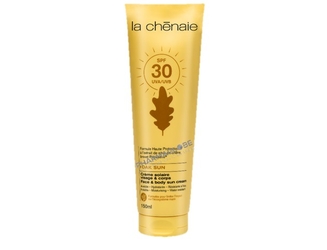 la-chenaie-creme-solaire-visage-corps-spf-30-oak-sun-tube-150ml-pharmaglobe