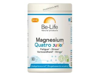 BE-LIFE-MaGNESIUM-QUATRO-JUNIOR-90-GELULES-pharmaglobe.lu